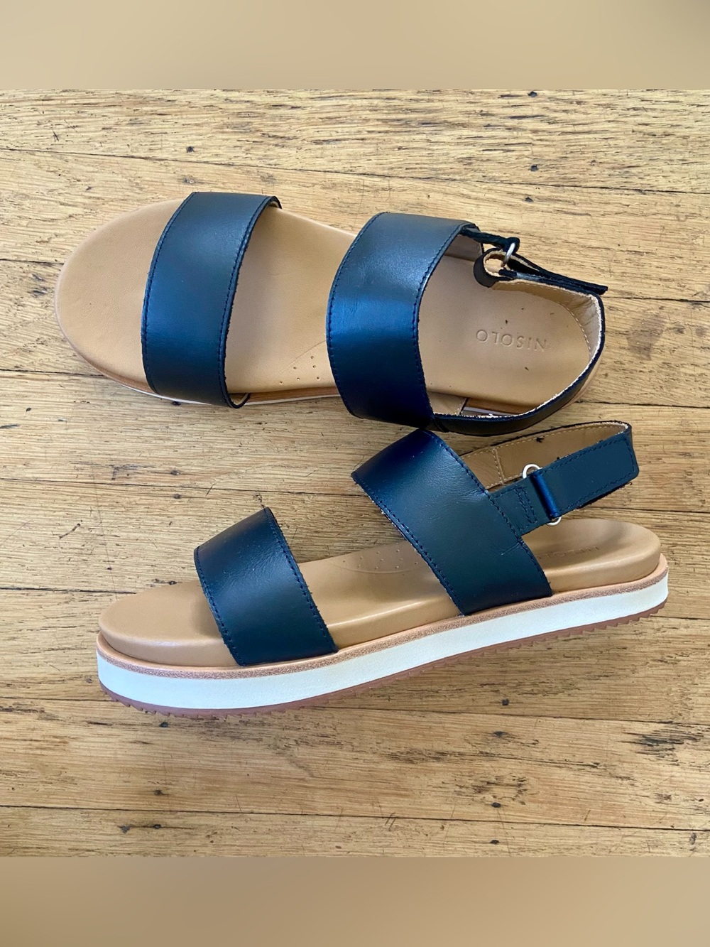 Nisolo Go-To Flatform Sandals NWT
